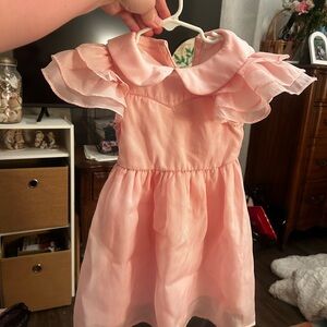 SHEIN Blush Ruffled Kids Dress